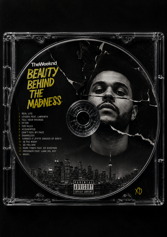 Beauty Behind the Madness music CD MDF poster