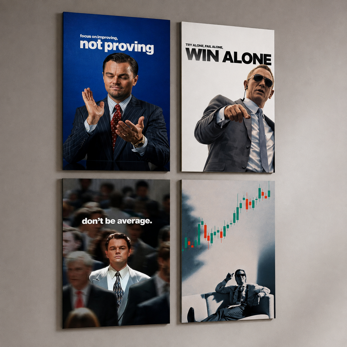 Power Moves 4 Piece Poster Set