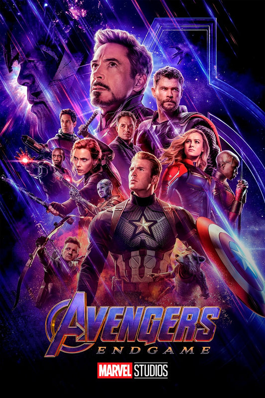 Avengers Endgame superhero MDF poster
