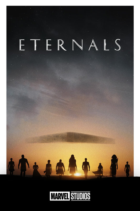 Eternals superhero MDF poster