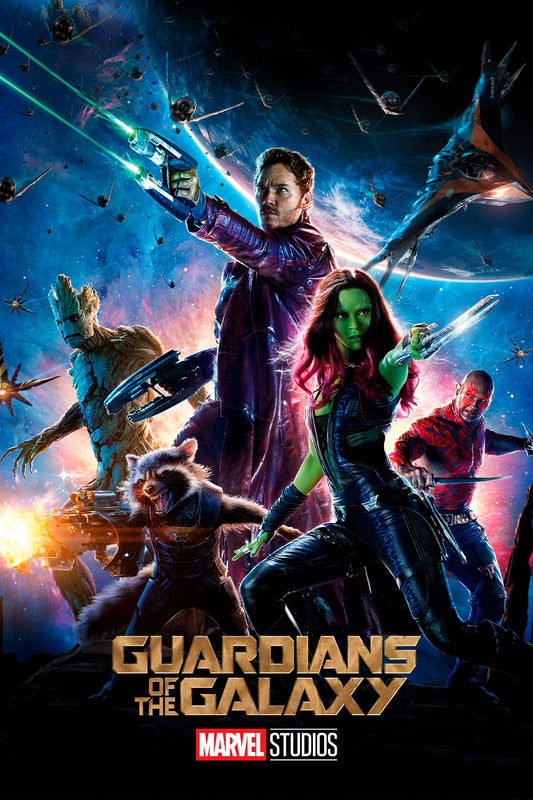 Guardians of the Galaxy superhero MDF poster