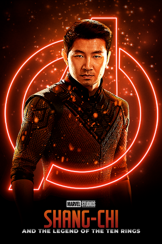 Shang-Chi superhero MDF poster