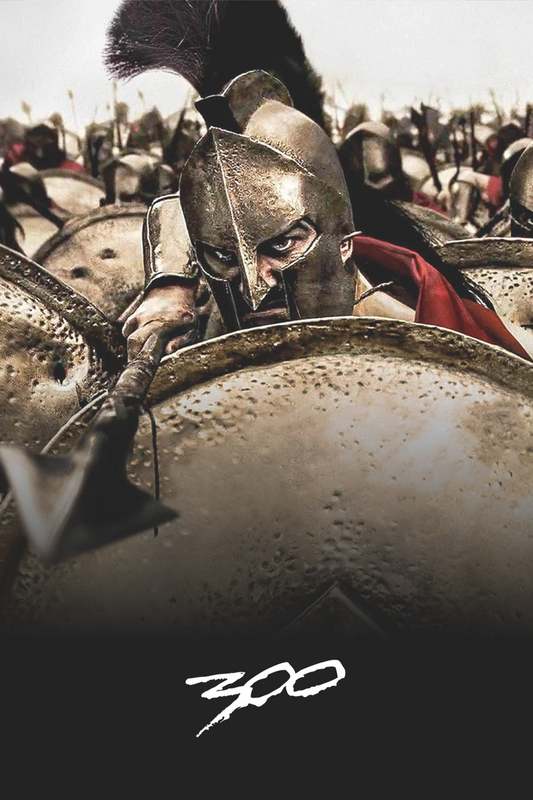 300 (2007) movie wall poster artwork
