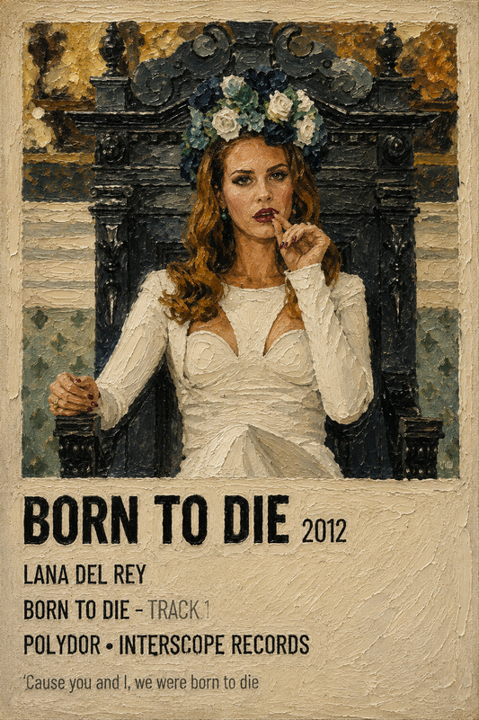 Born To Die music wall poster artwork