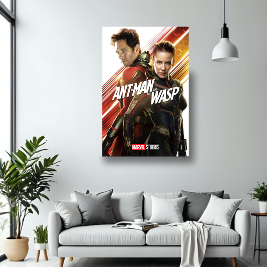 Ant-Man and the Wasp spotlight poster wall mockup, primary view