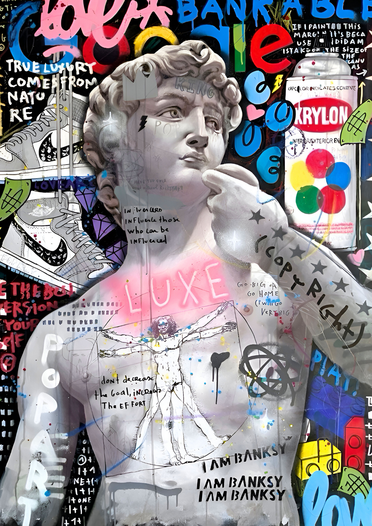 Aura Grafiti David Luxe poster