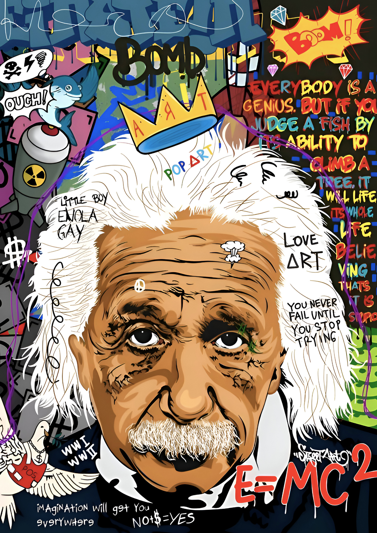 Aura Grafiti Genius Energy poster