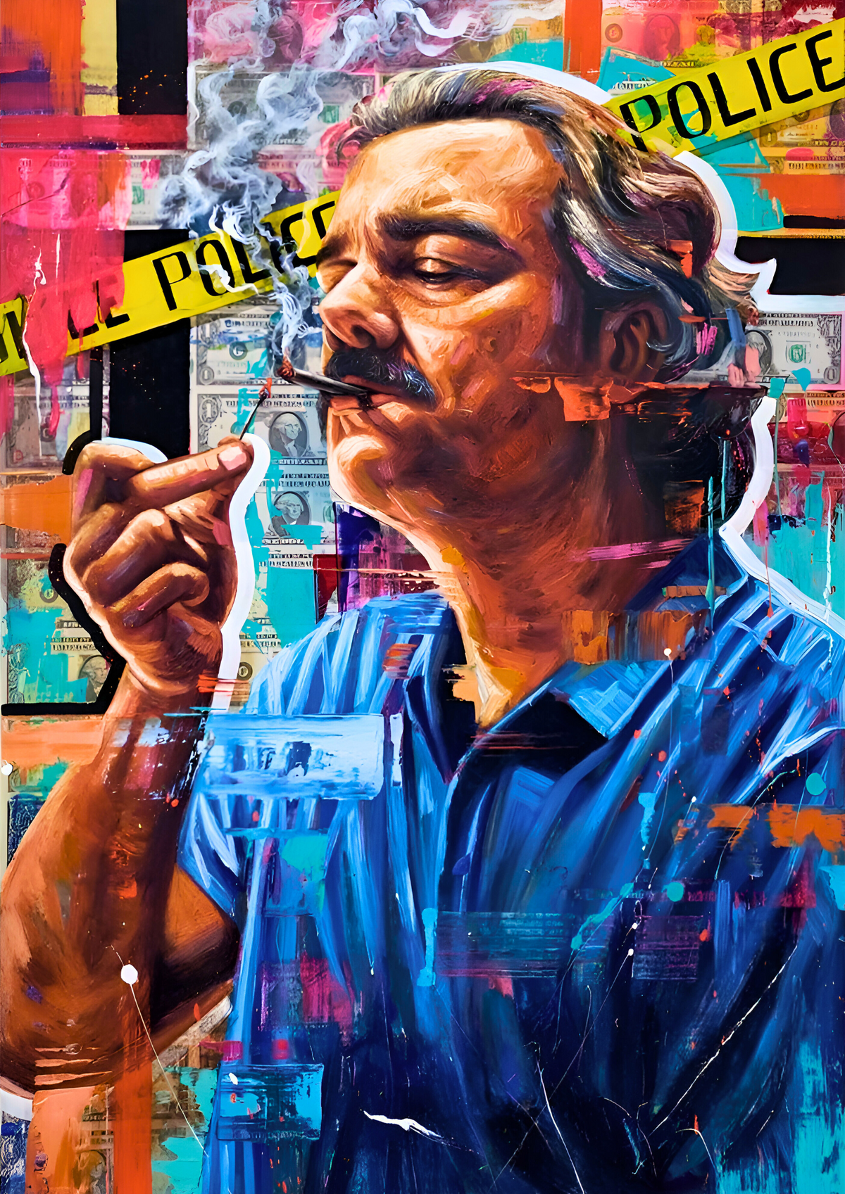 Aura Grafiti Rebel Smoke poster