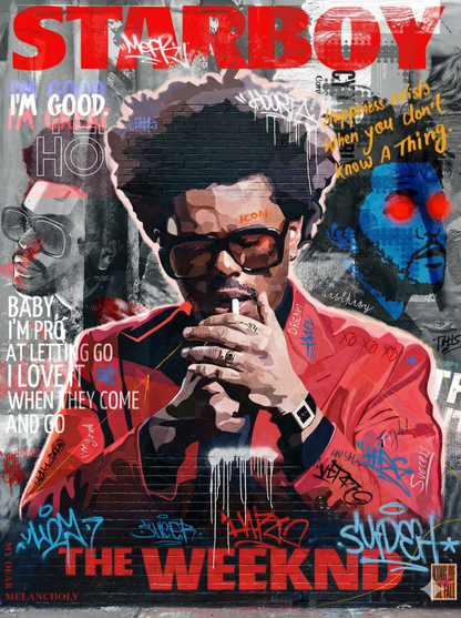 Aura Grafiti Starboy poster