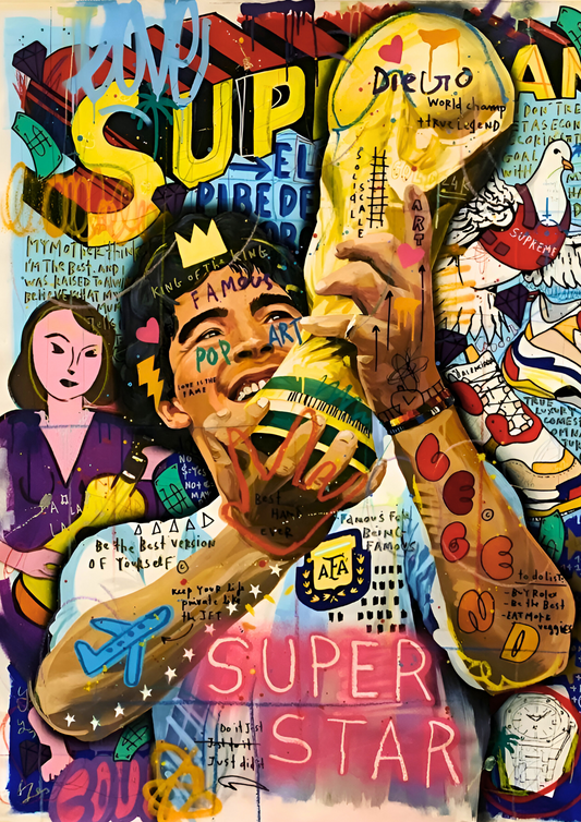 Aura Grafiti Superstar Legend poster