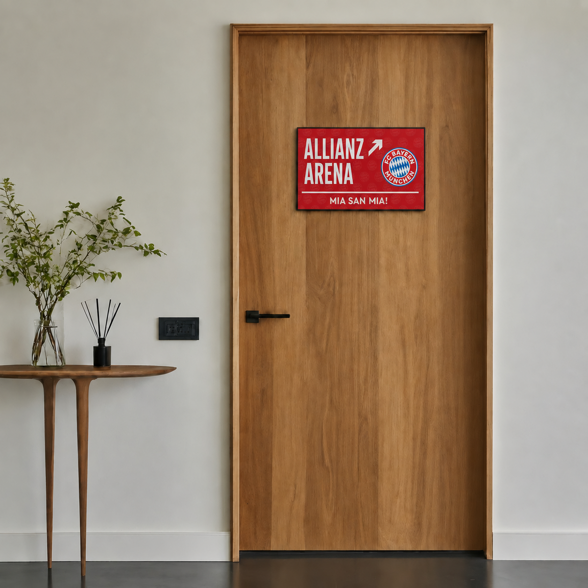 Allianz Arena Bayern Munich Door Sign