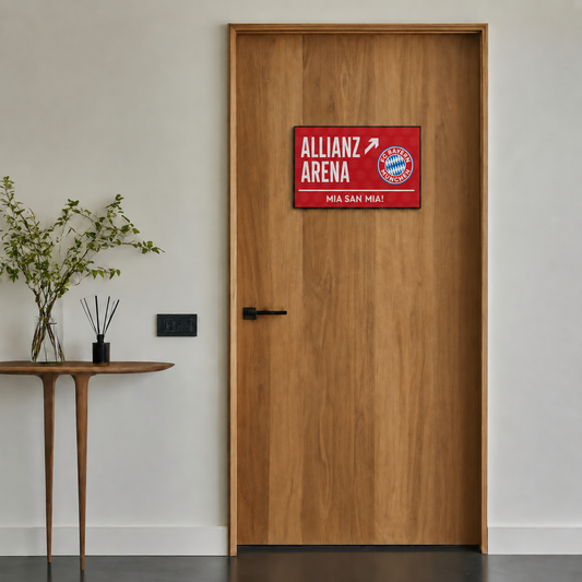 Allianz Arena Bayern Munich Door Sign