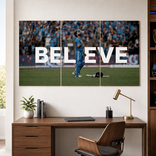 Believe 3 Split Motivation Poster Set