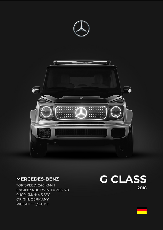 Mercedes-Benz G Class automotive poster