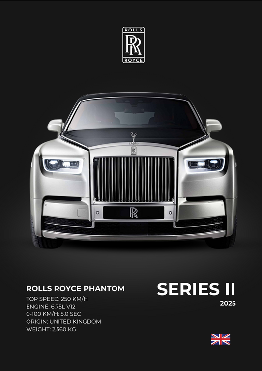 Rolls-Royce Phantom Series II automotive poster
