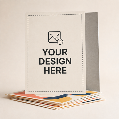 Custom Poster product image with Your Design Here placeholder