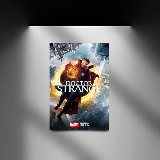 Doctor Strange spotlight wall mockup