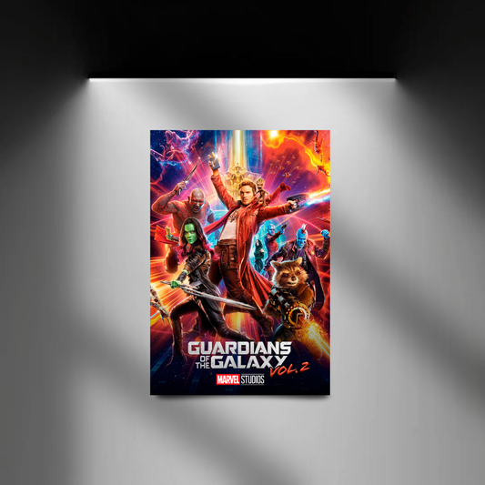 Guardians of the Galaxy Vol. 2 spotlight wall mockup