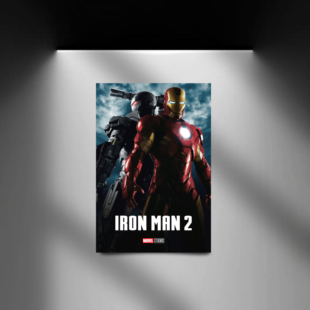 Iron Man 2 spotlight wall mockup