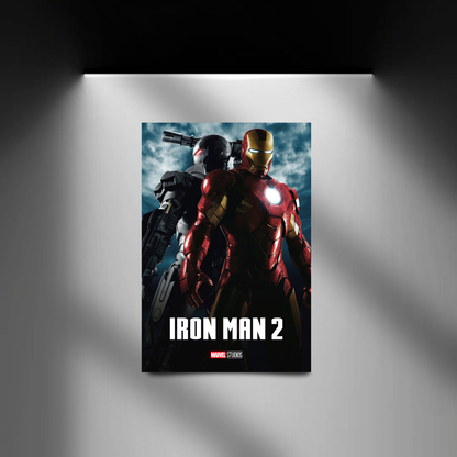 Iron Man 2 spotlight wall mockup