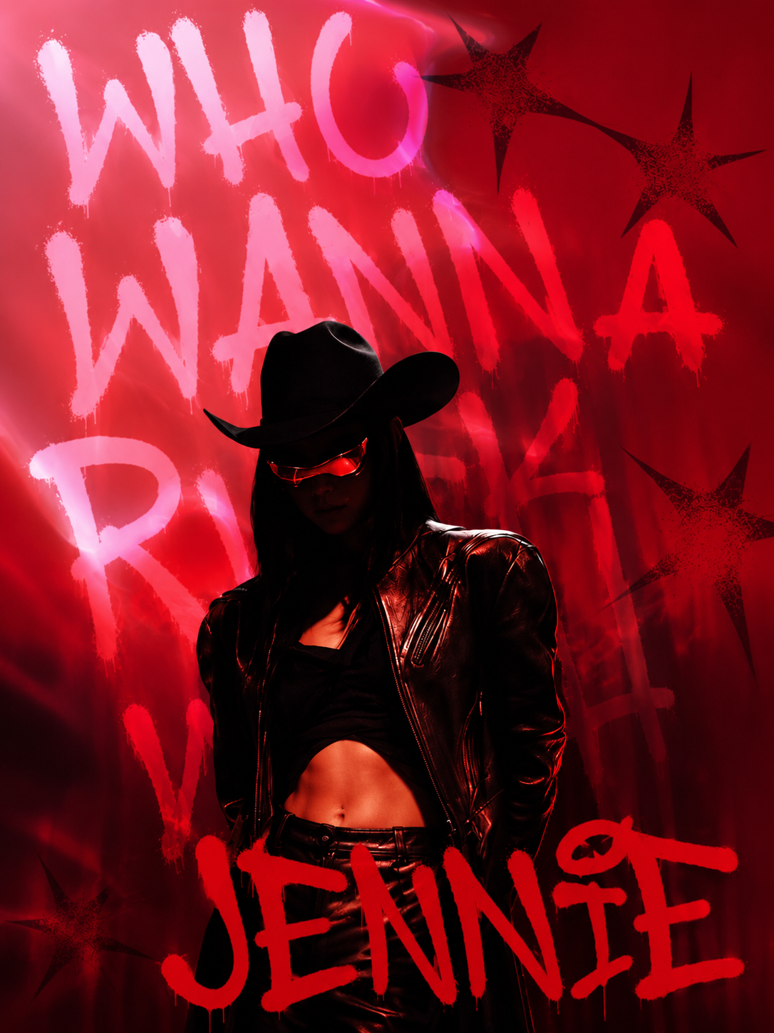 Jennie Who Wanna Rock poster