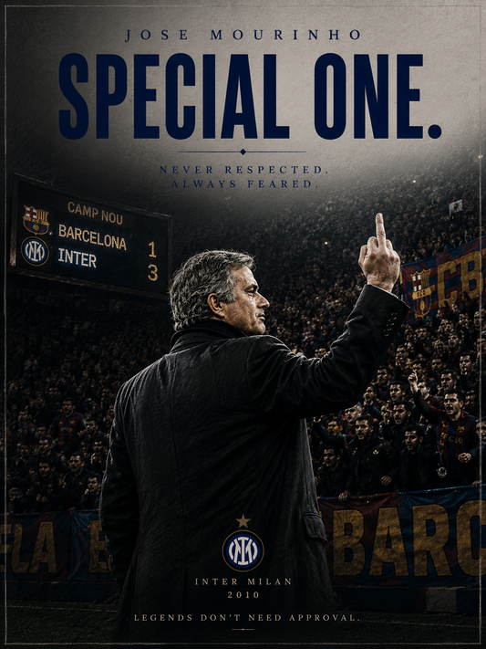 Jose Mourinho Special One football poster
