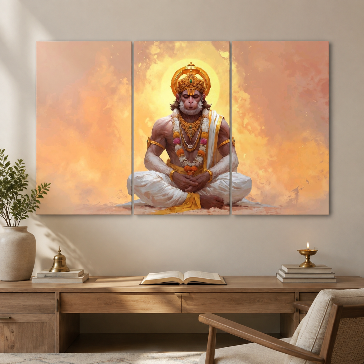 Lord Hanuman 3 Split Poster Set