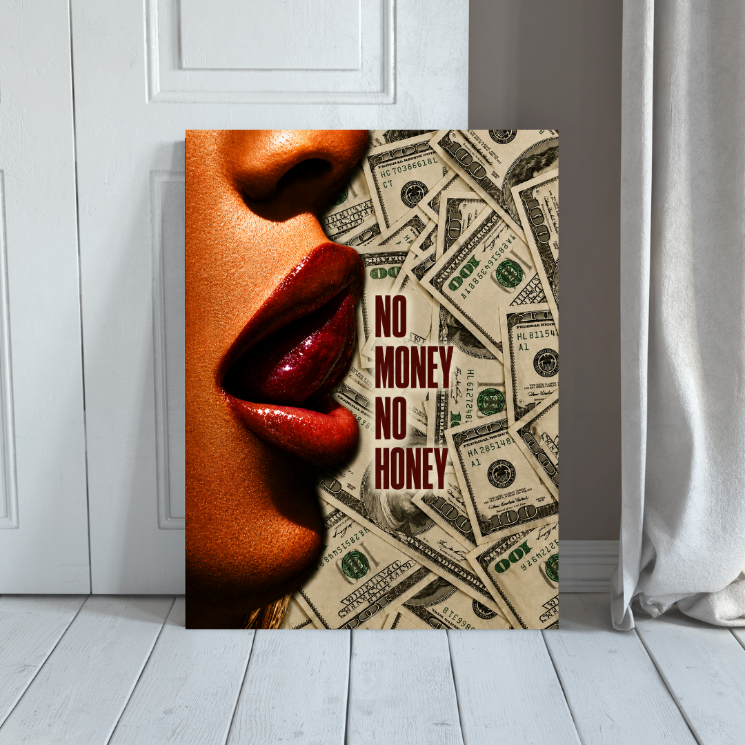 No Money No Honey MANHATER poster room mockup