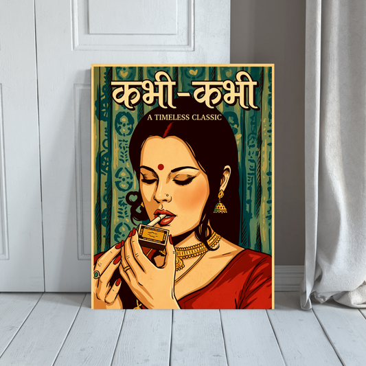 Kabhi Kabhi MANHATER poster room mockup