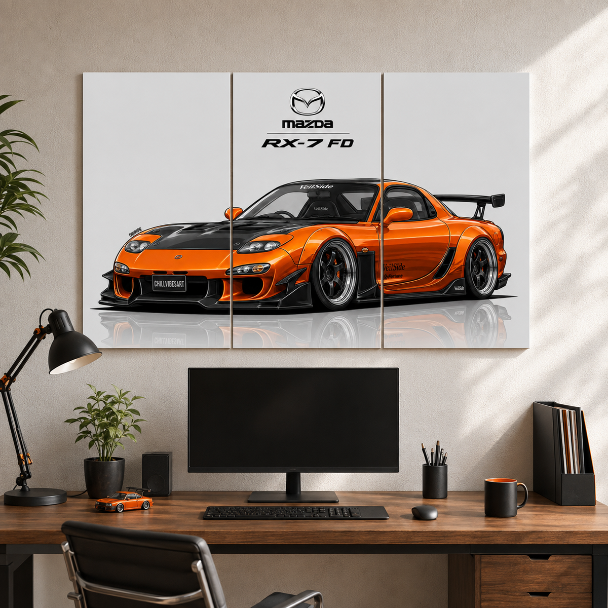 Mazda RX-7 FD Cars 3 Split Poster Set