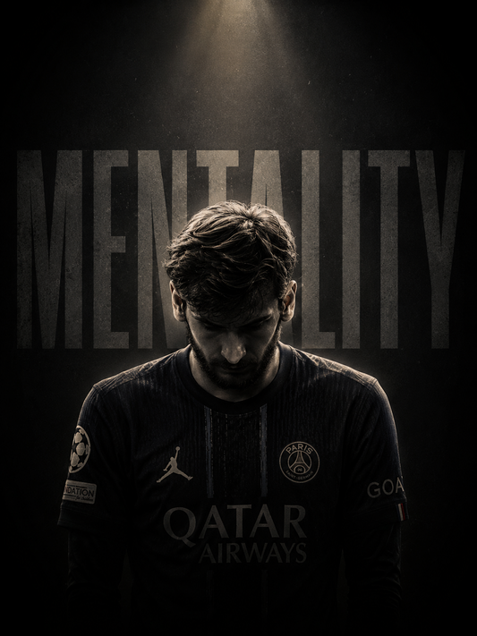 Lionel Messi Mentality football poster