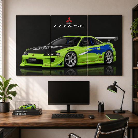 Mitsubishi Eclipse Cars 3 Split Poster Set