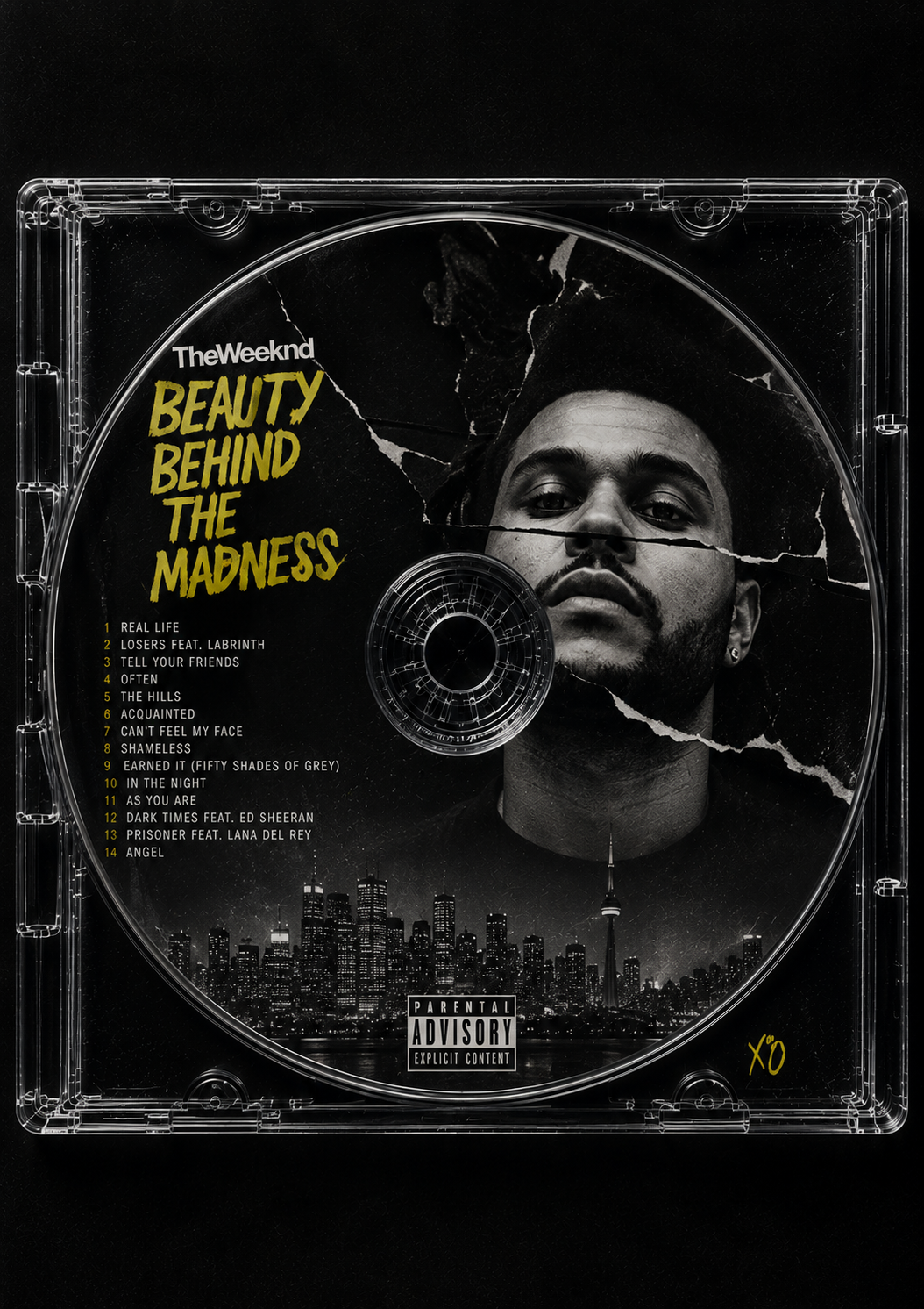 Beauty Behind the Madness music CD MDF poster