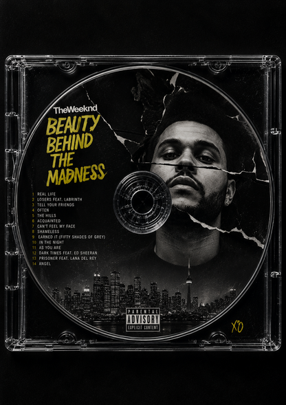 Beauty Behind the Madness music CD MDF poster