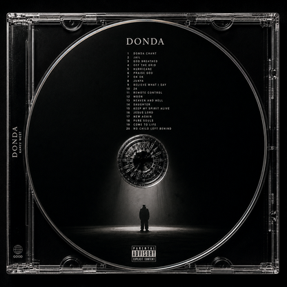 Donda music CD MDF poster