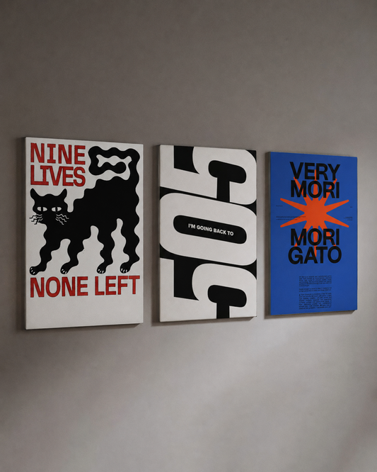 Nine Lives 3 Piece Poster Set