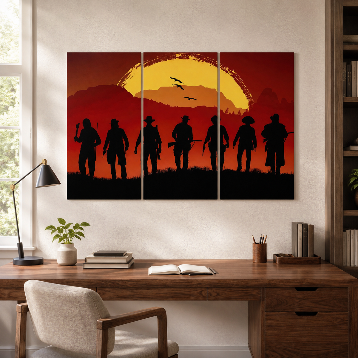 Red Dead Redemption 3 Split Motivation Poster Set