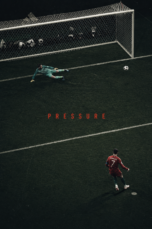 Cristiano Ronaldo Pressure football poster