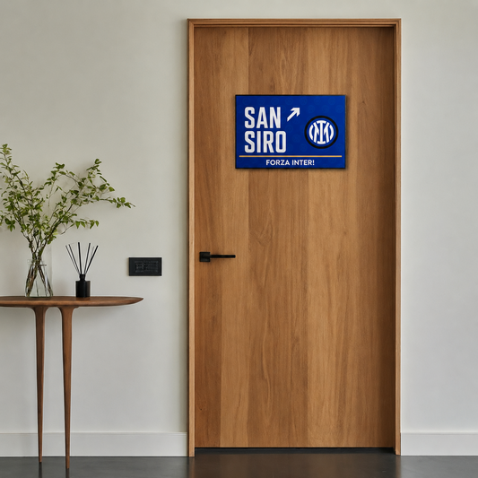 San Siro Inter Milan Door Sign