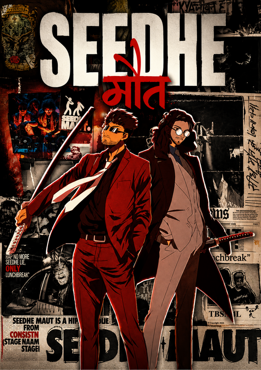 Seedhe Maut anime duo poster