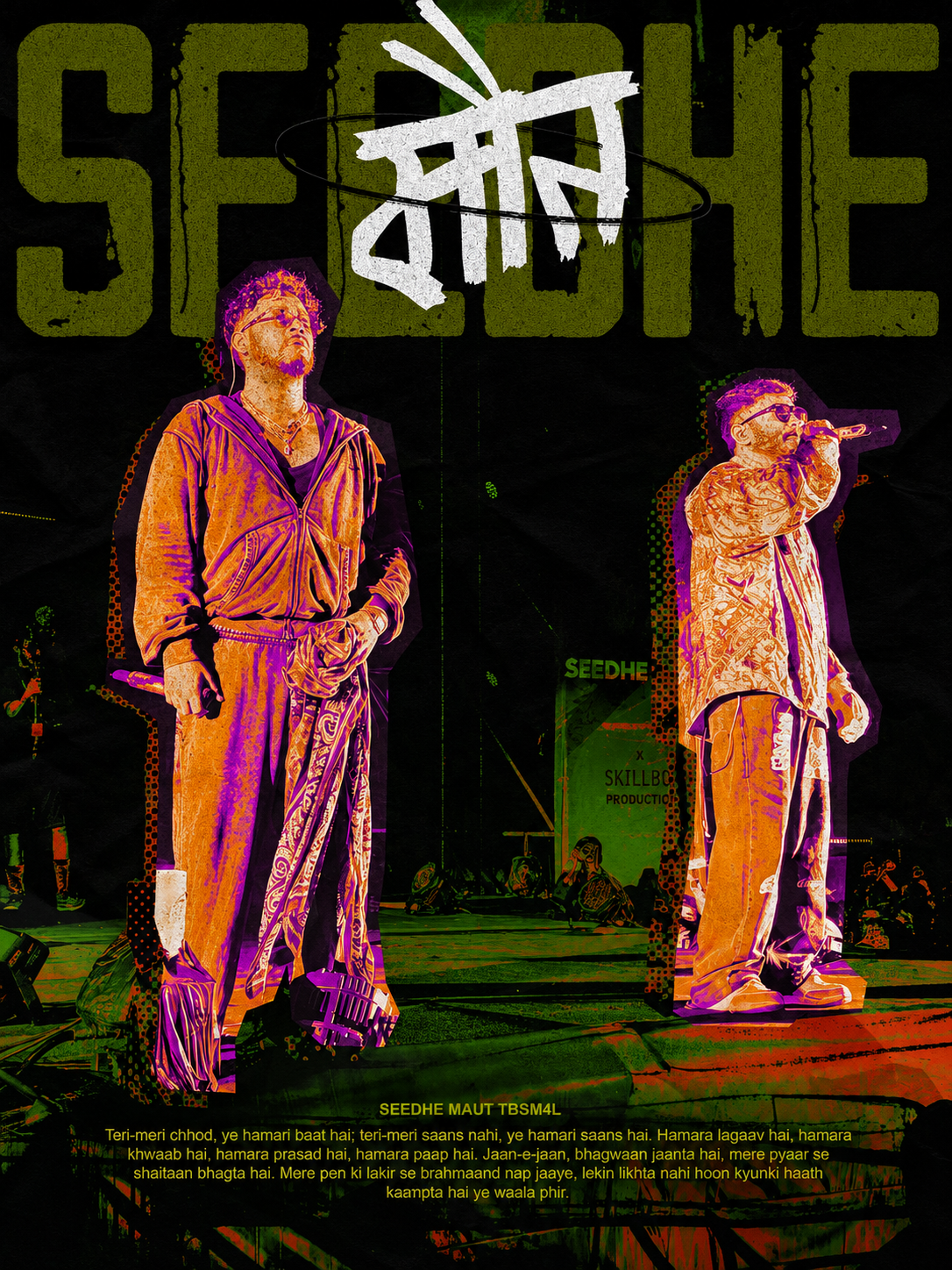 Seedhe Maut Batti live poster