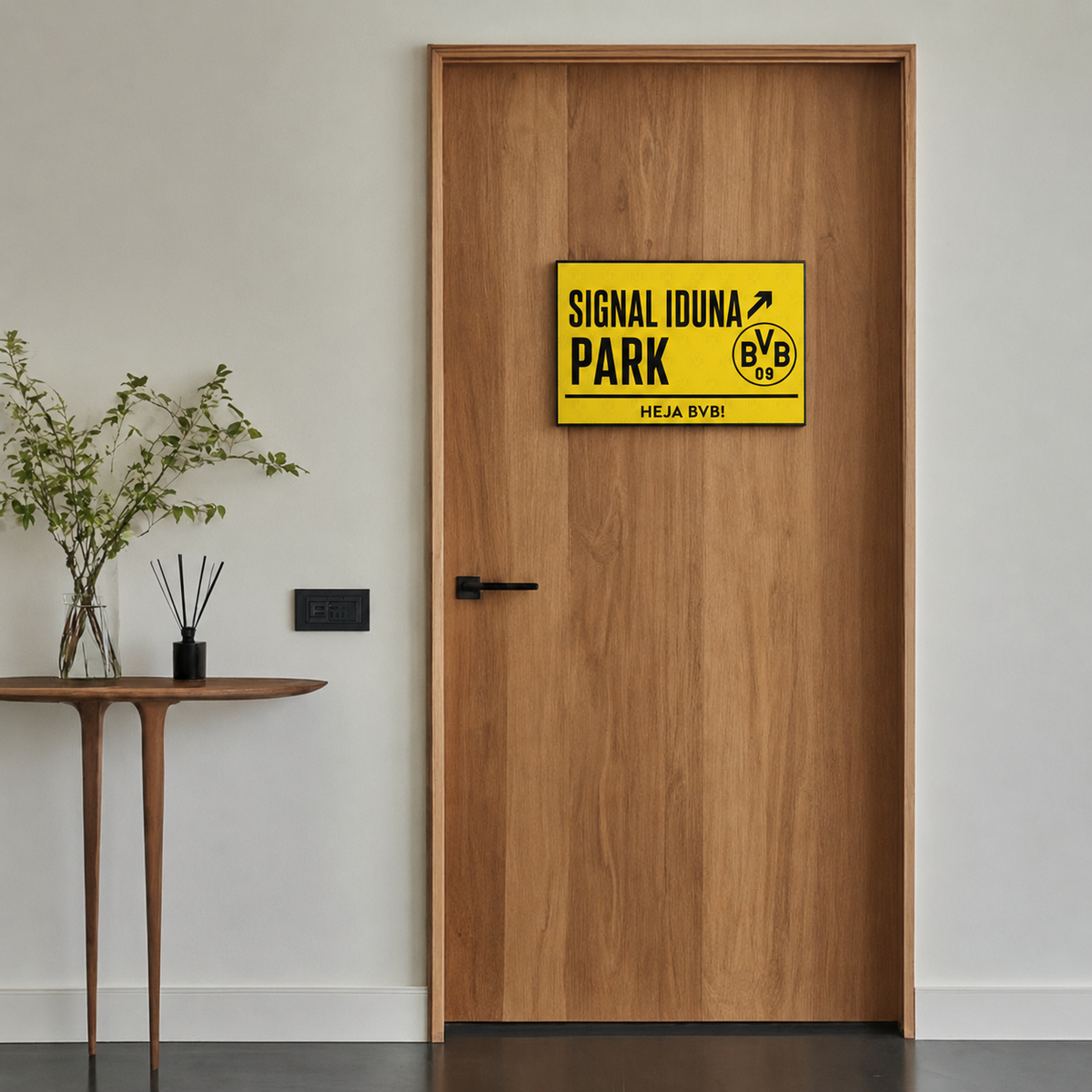 Signal Iduna Park Borussia Dortmund Door Sign