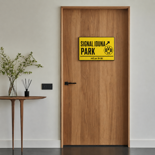 Signal Iduna Park Borussia Dortmund Door Sign