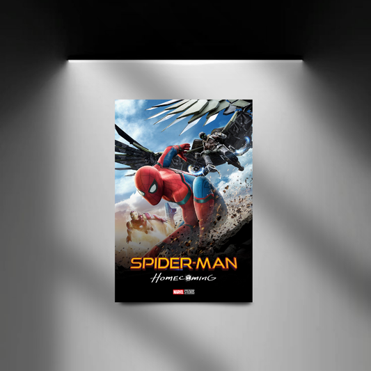 Spider-Man Homecoming spotlight wall mockup