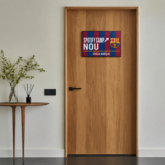 Spotify Camp Nou Barcelona Door Sign