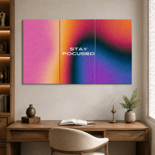 Stay Focused 3 Split Poster Set