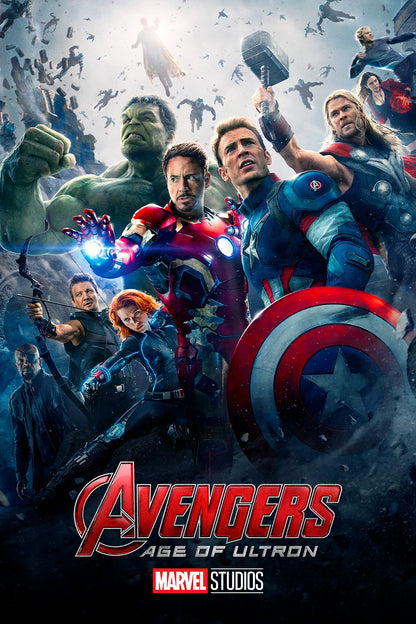 Avengers Age of Ultron superhero MDF poster