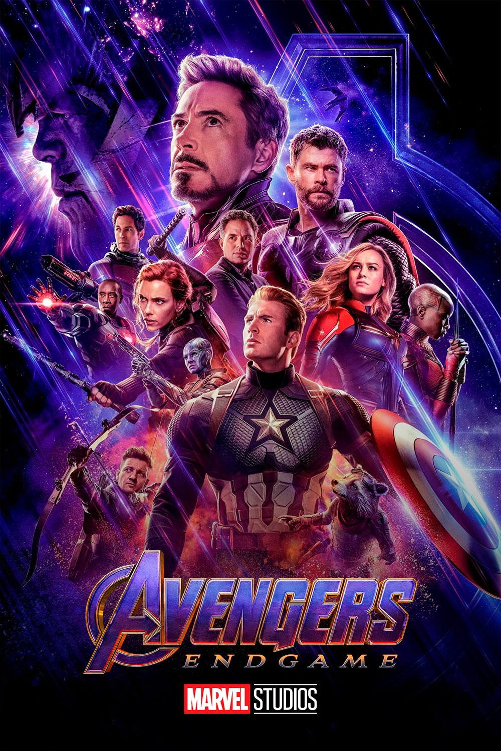 Avengers Endgame superhero MDF poster