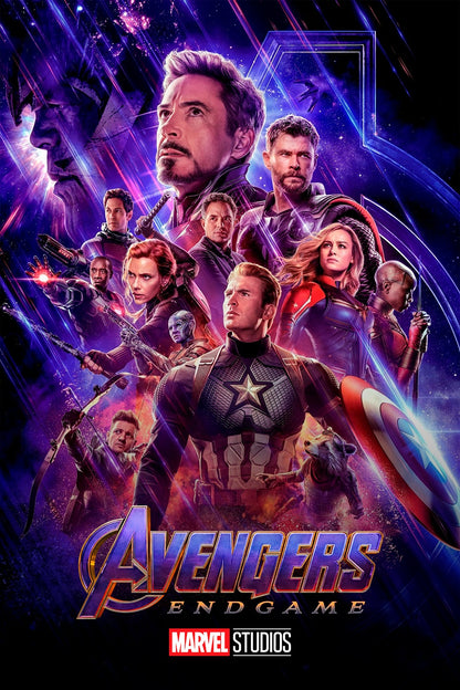 Avengers Endgame superhero MDF poster