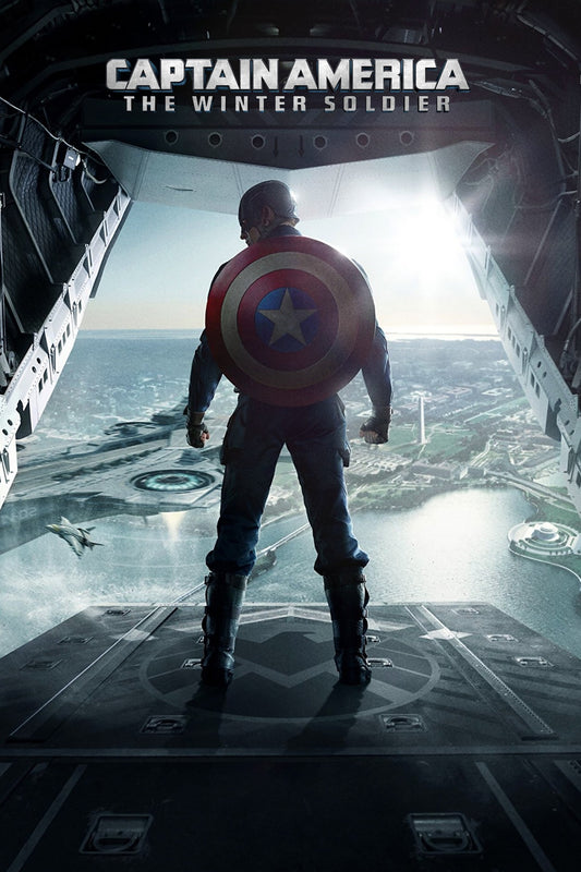 Captain America The Winter Soldier superhero MDF poster